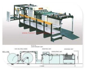 Servo Control Double Rotary Knife Paper Cutting Machine